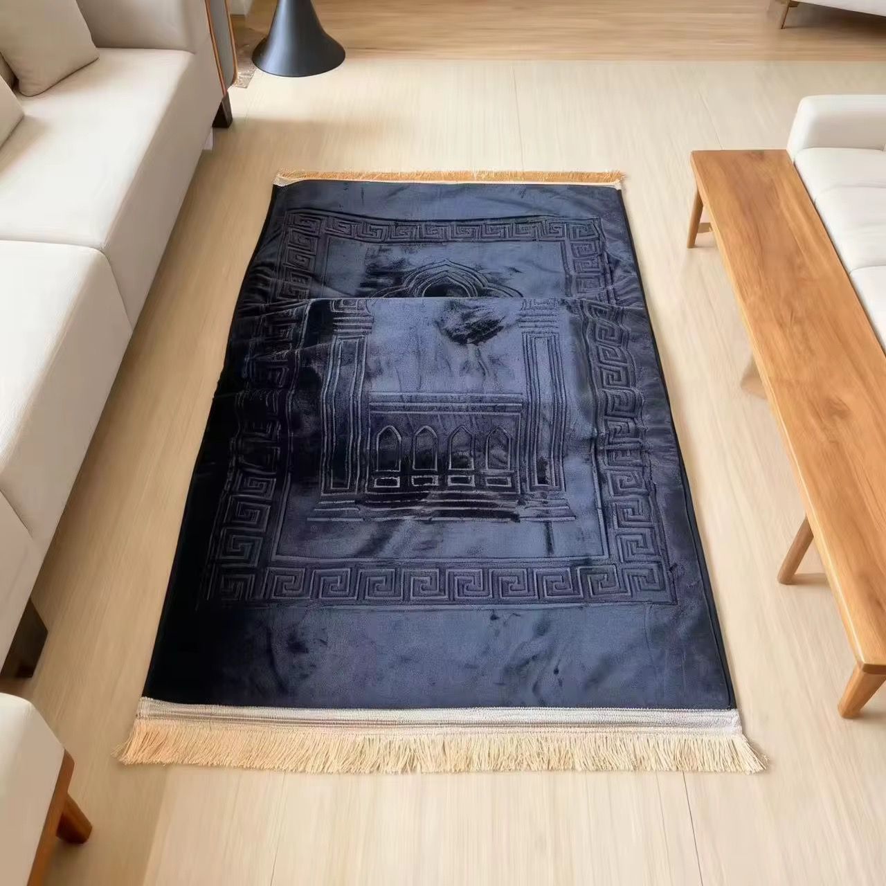 Memory Foam Gebedskleed Zwart